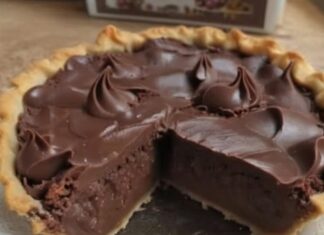 Old-Fashioned Chocolate Pie with Meringue Topping